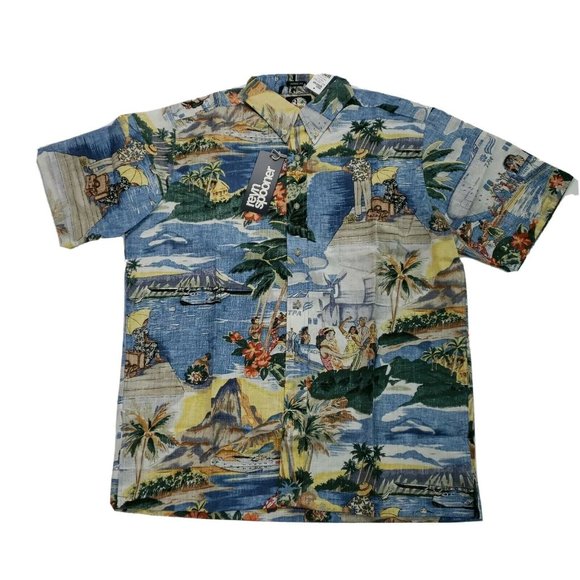 Reyn Spooner Other - Reyn Spooner Mens Hawaiian Shirt Size Large Trans